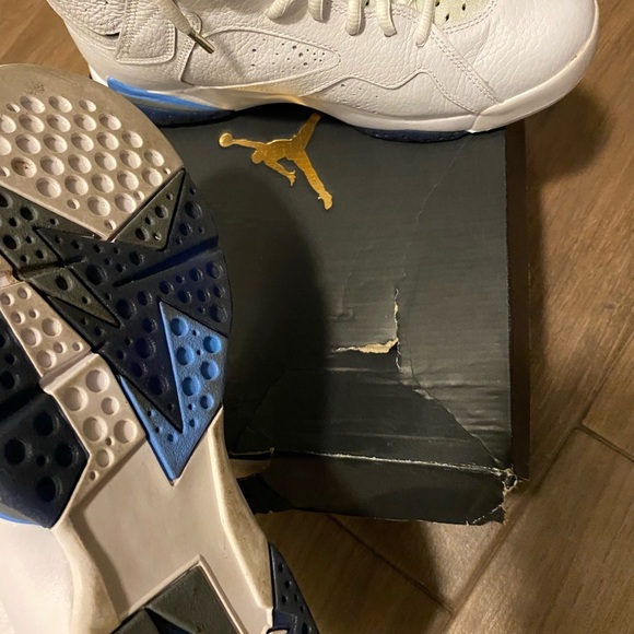 Air Jordan Retro 7 “University Blue” - Size 8.5 - Picture 3 of 3